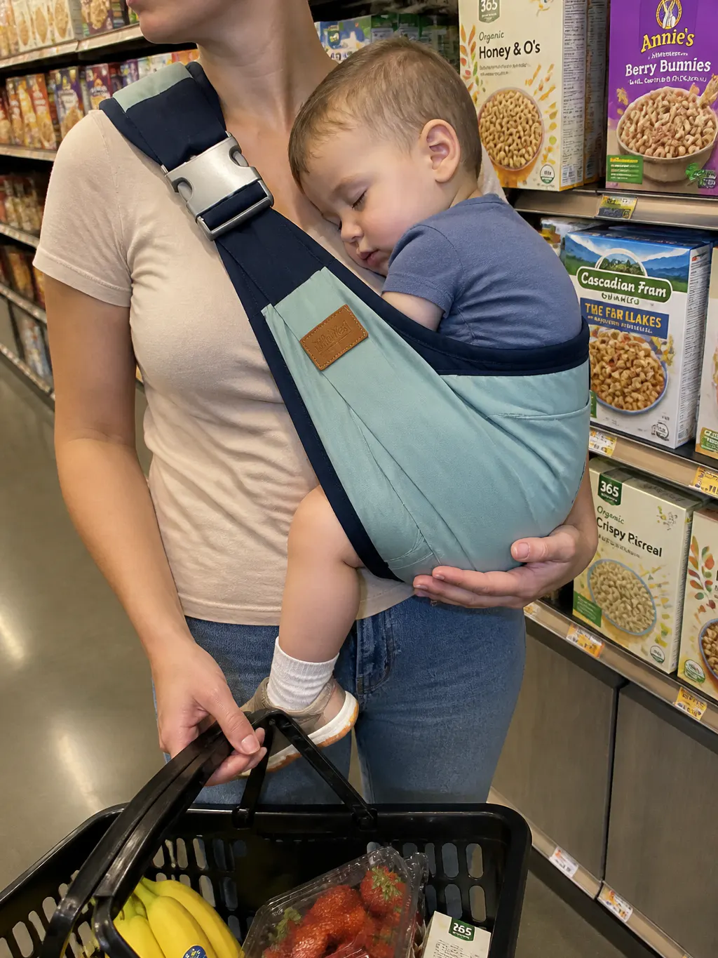 Customer photo - child in the sling