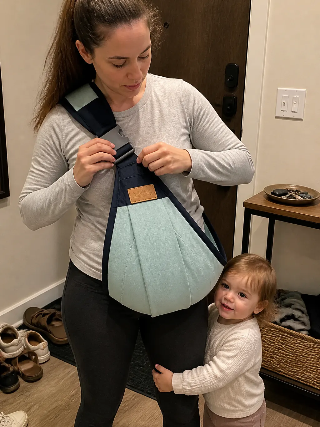 Customer photo - child in the sling
