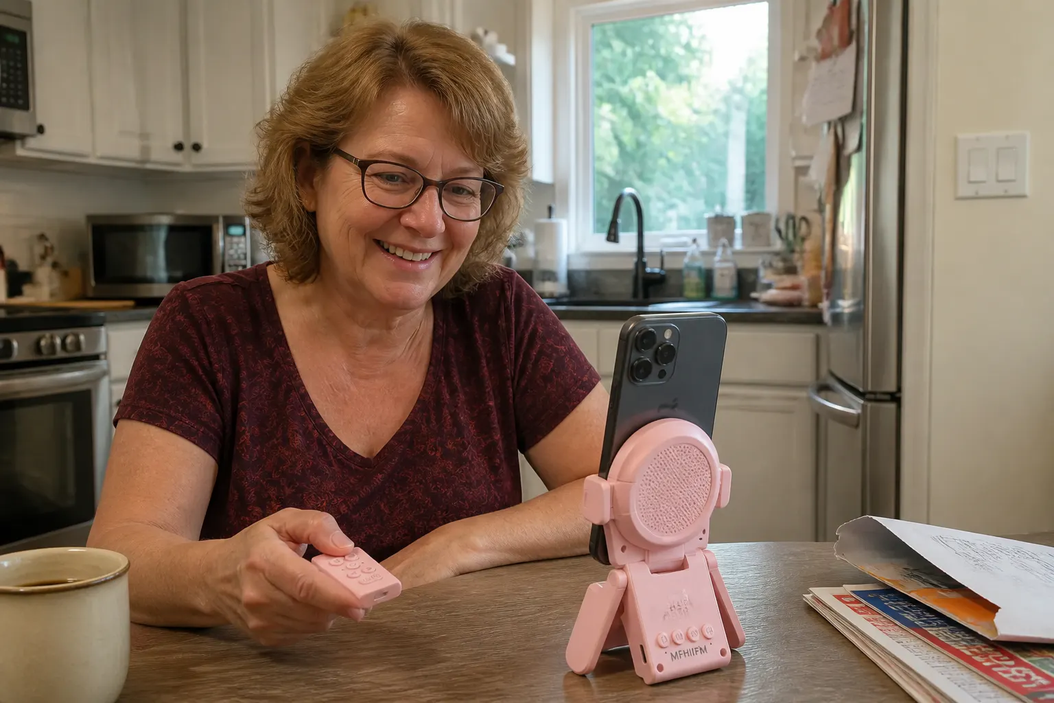 Older recipient delighted with the ScrollMate as a gift