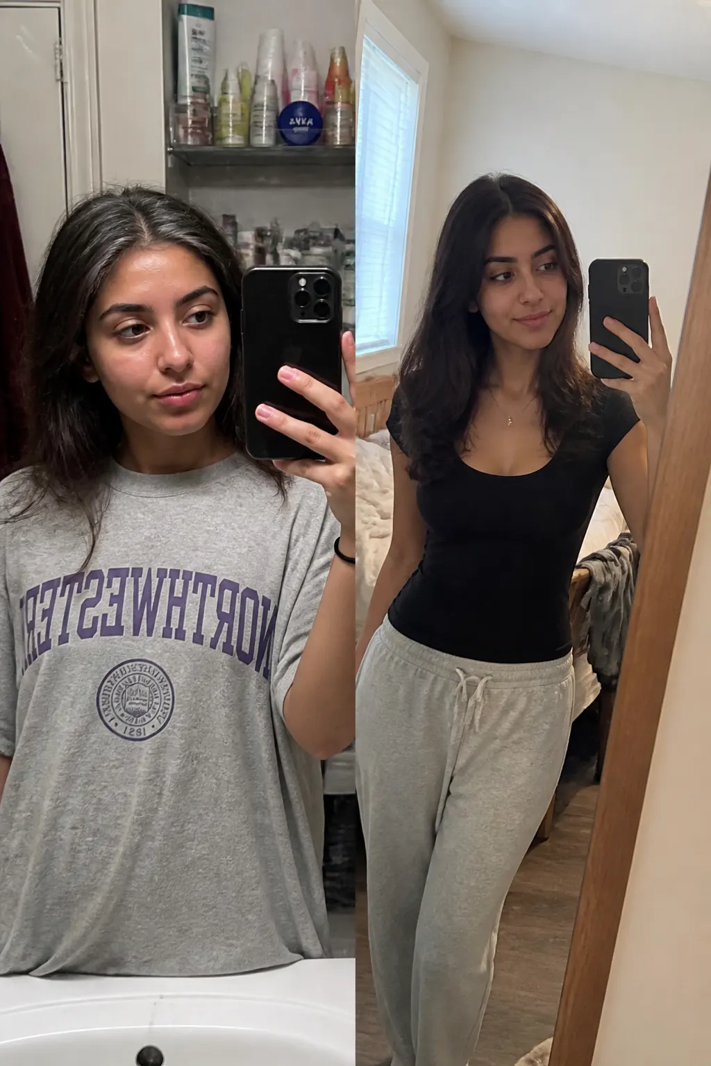 Before and after grey coverage - Marguerite A.