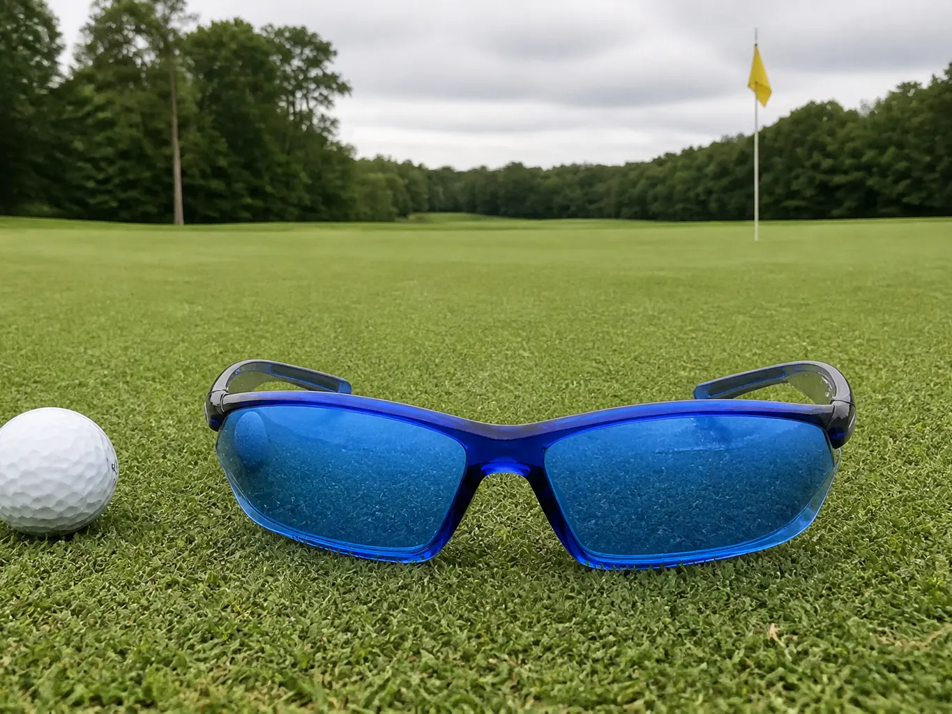 Grass-green contrast lens