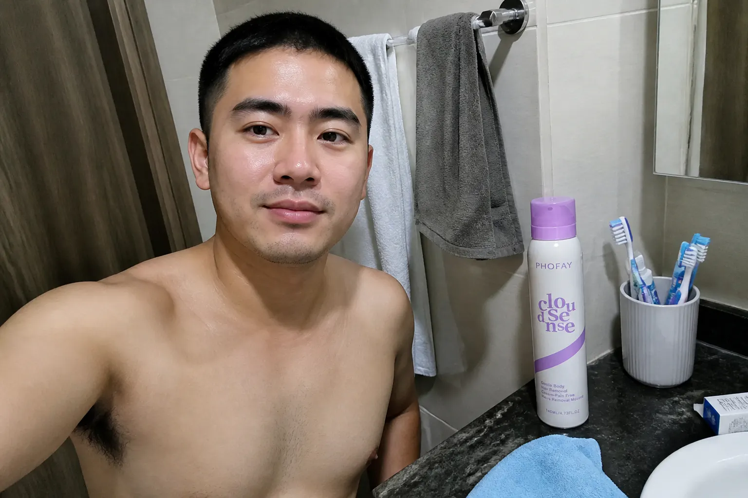 Customer result photo