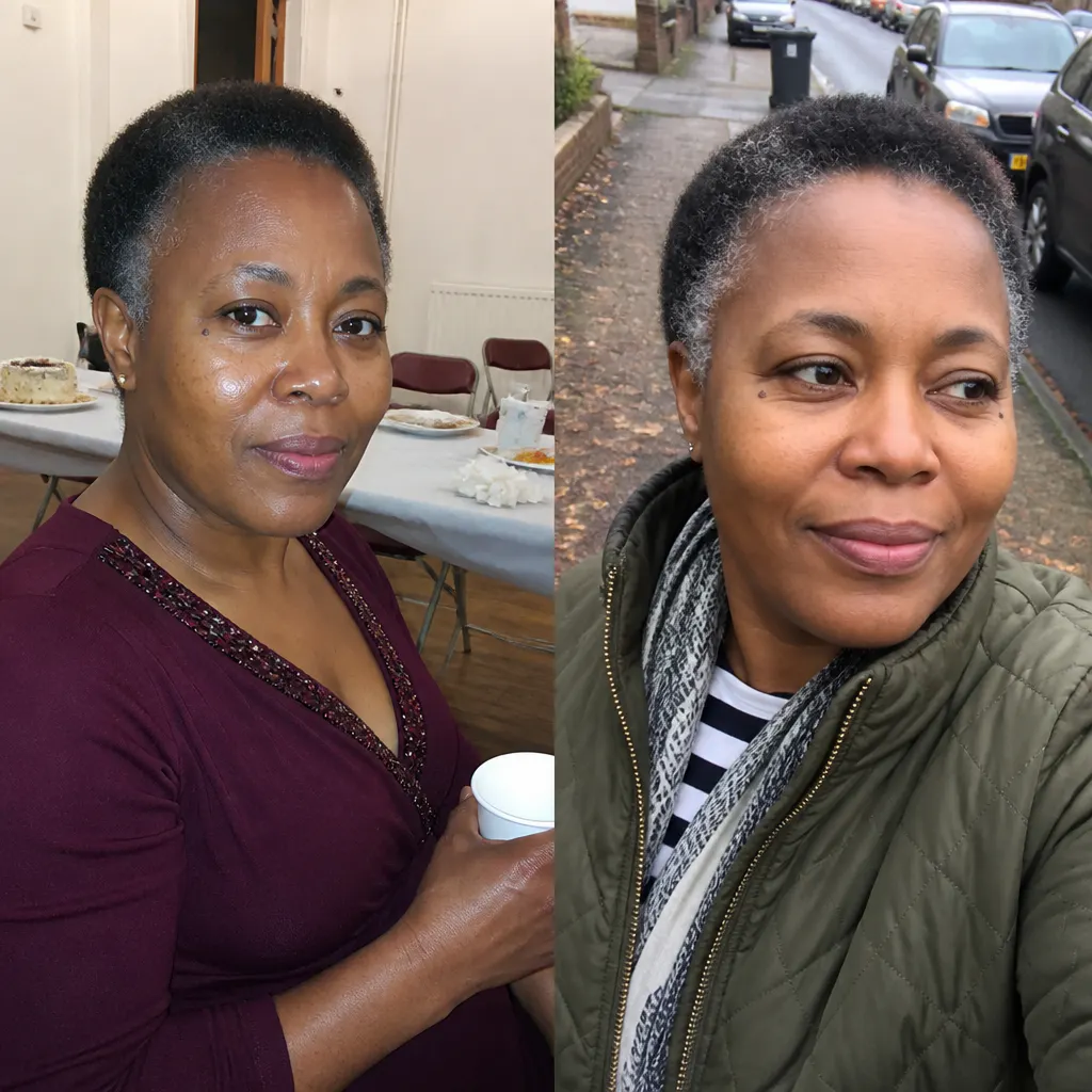 Before and after result - Nadia