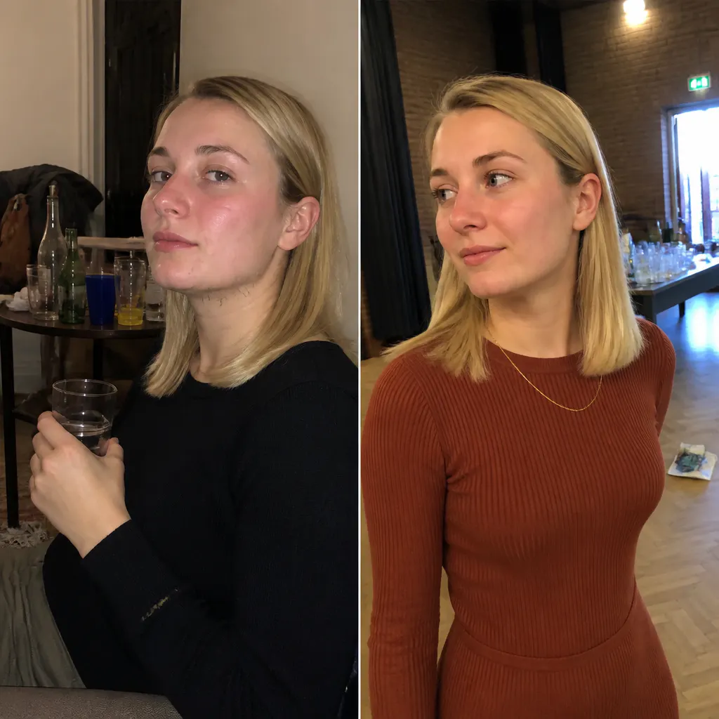 Before and after result - Lauren