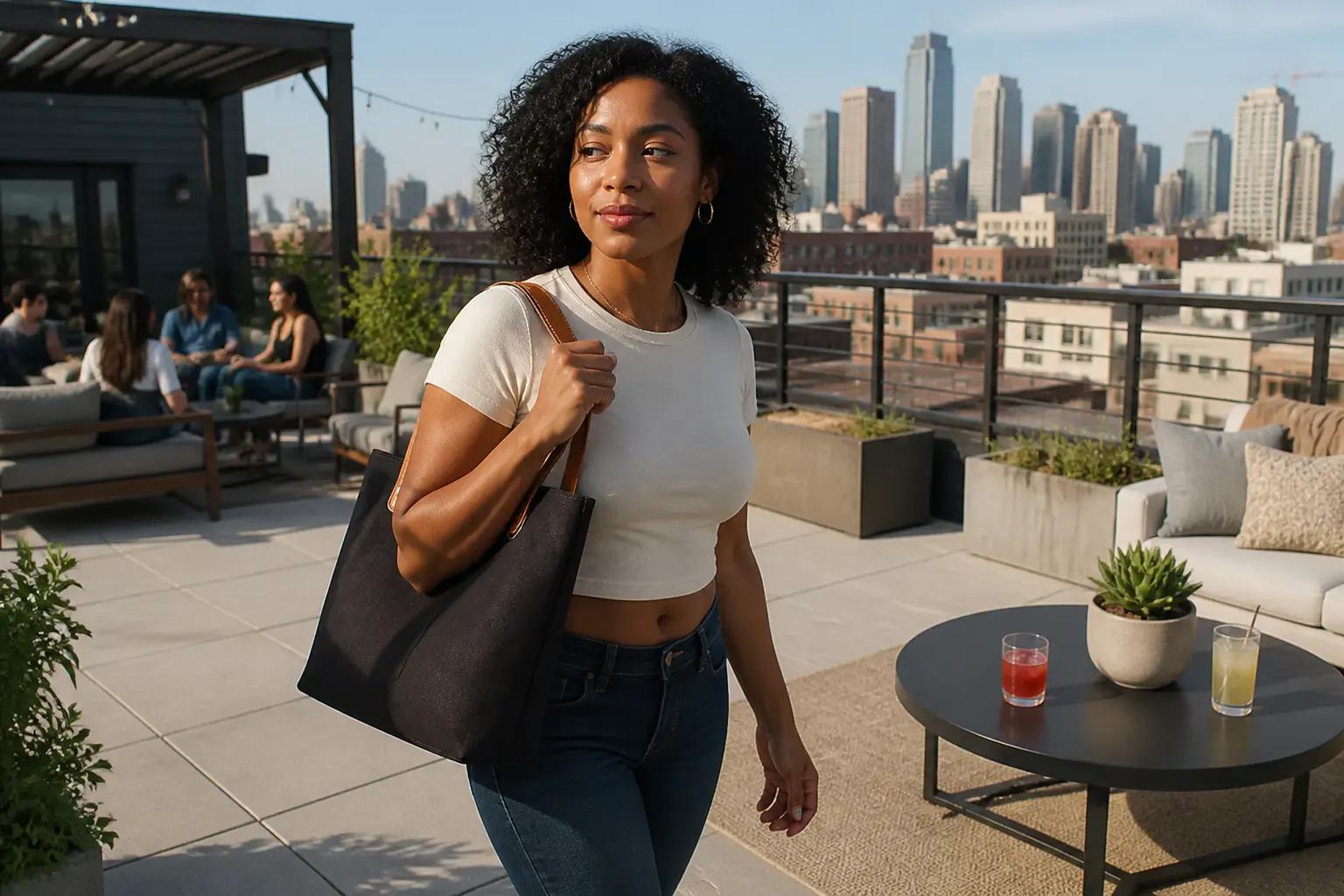 Filling the concealed wine pouch