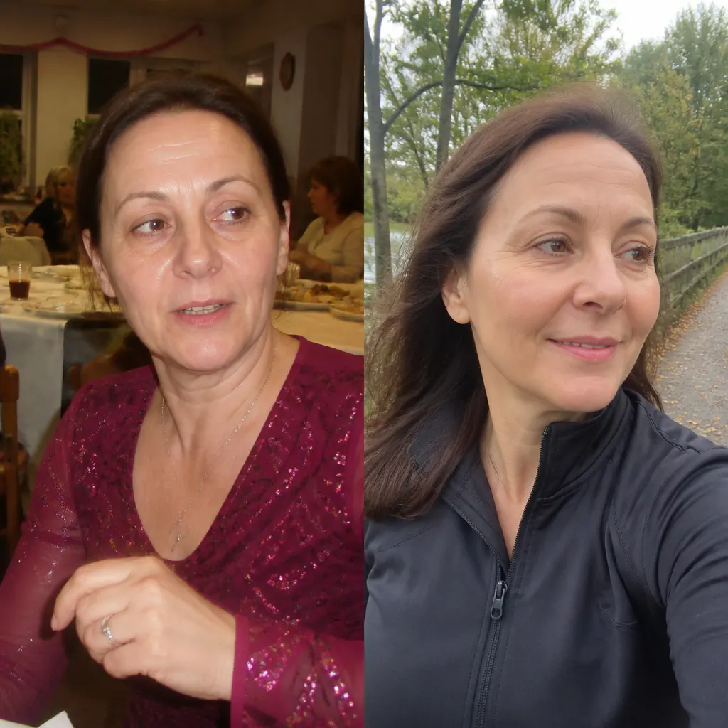 Before and after - Marisol G., 46