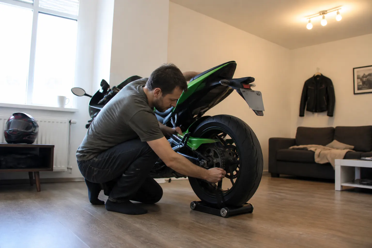 Tony R. using the Ventra roller