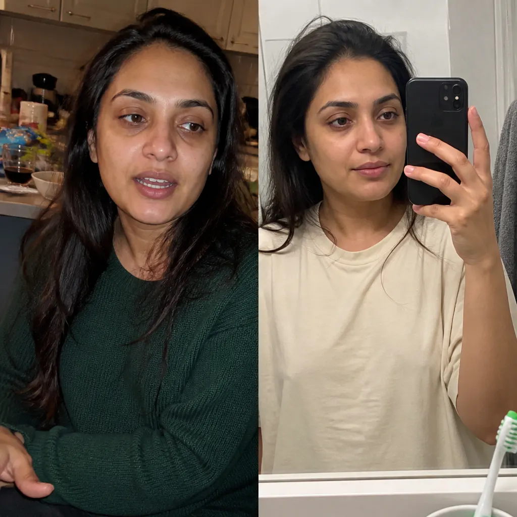 Before and after - Rachel P.