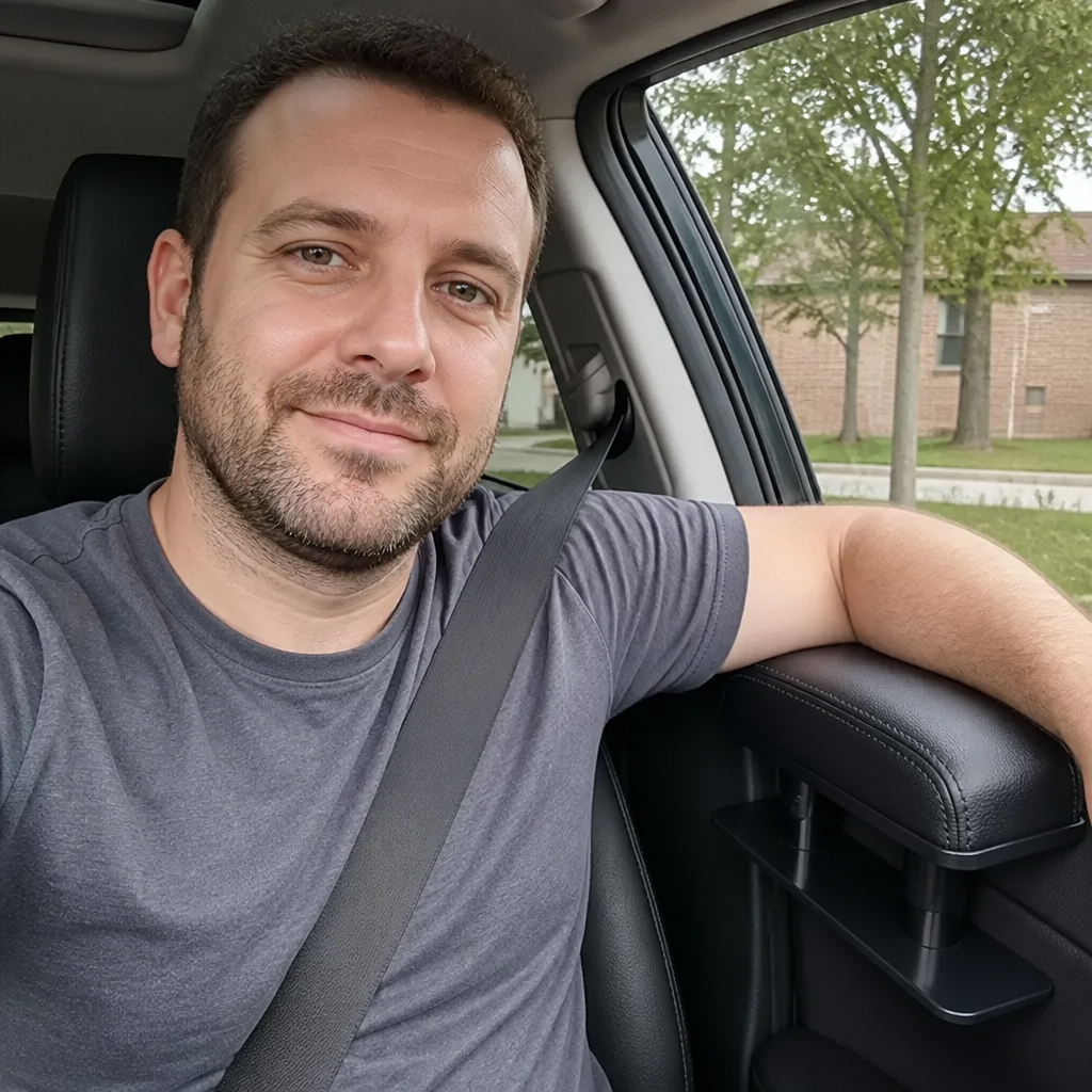 Ventra armrest in customer's truck