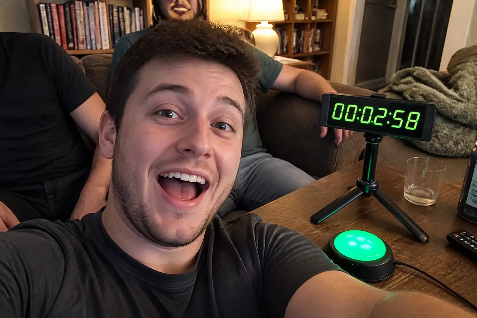 Customer playing The Time Stopper Game