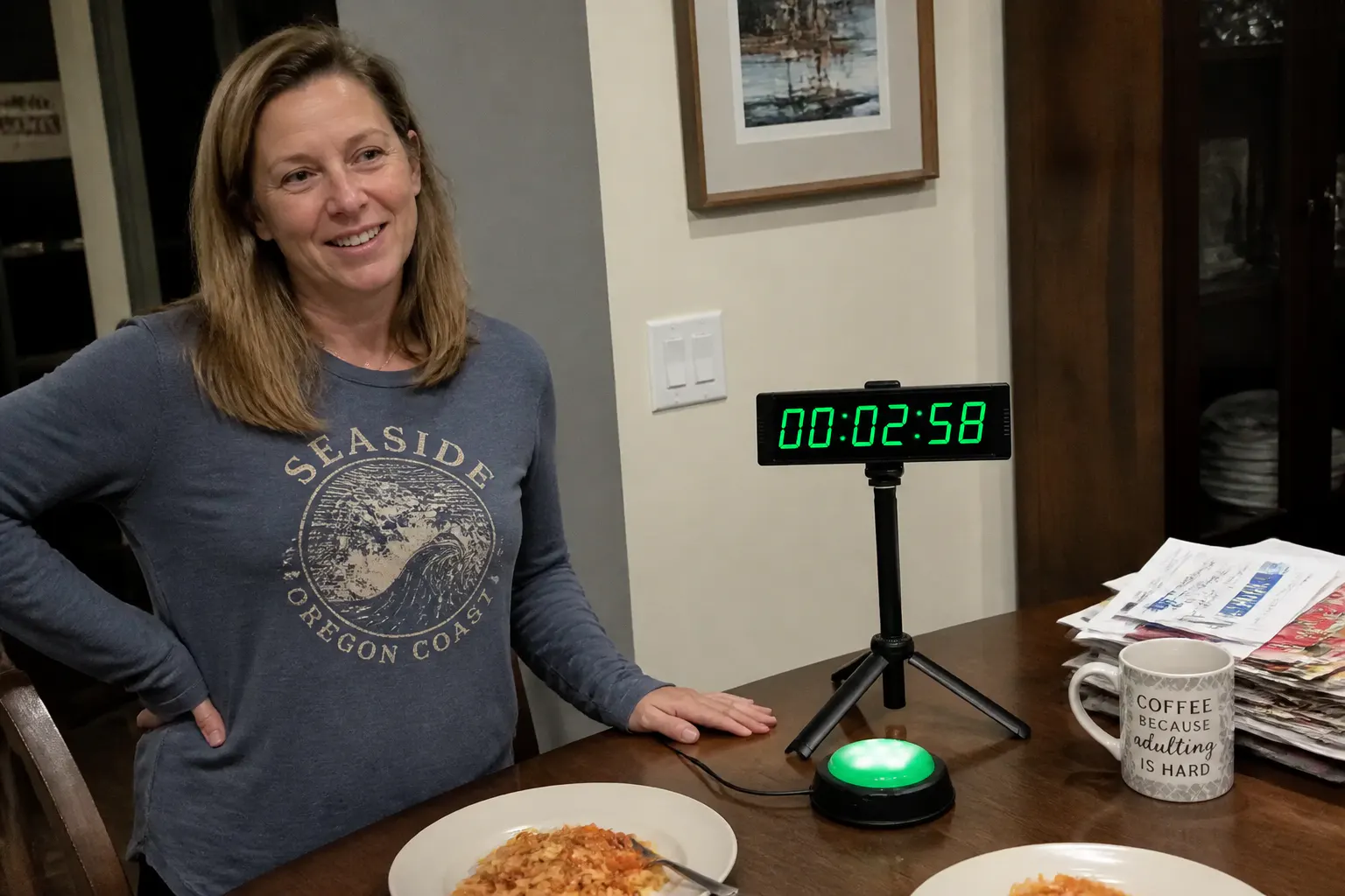 Customer playing The Time Stopper Game