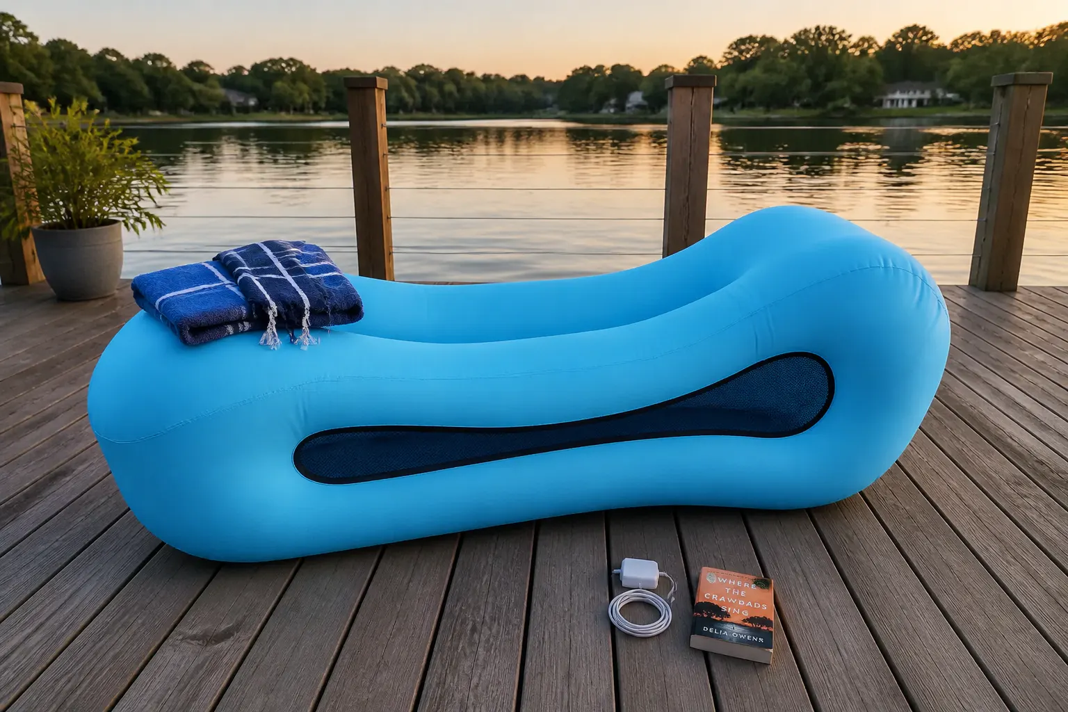 Sealed lounger staying firm