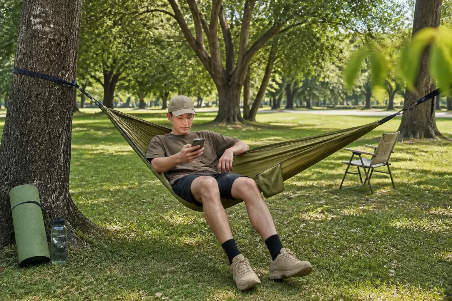 Ground bug-tent, no trees needed