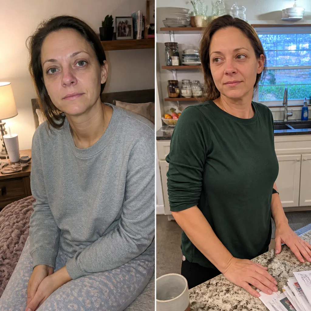 Before and after result from Danielle