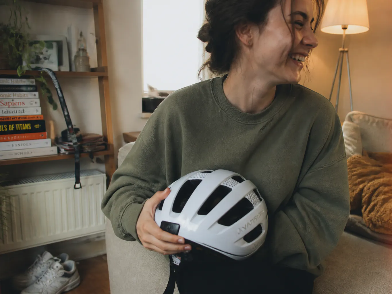 Sarah K. helmet photo