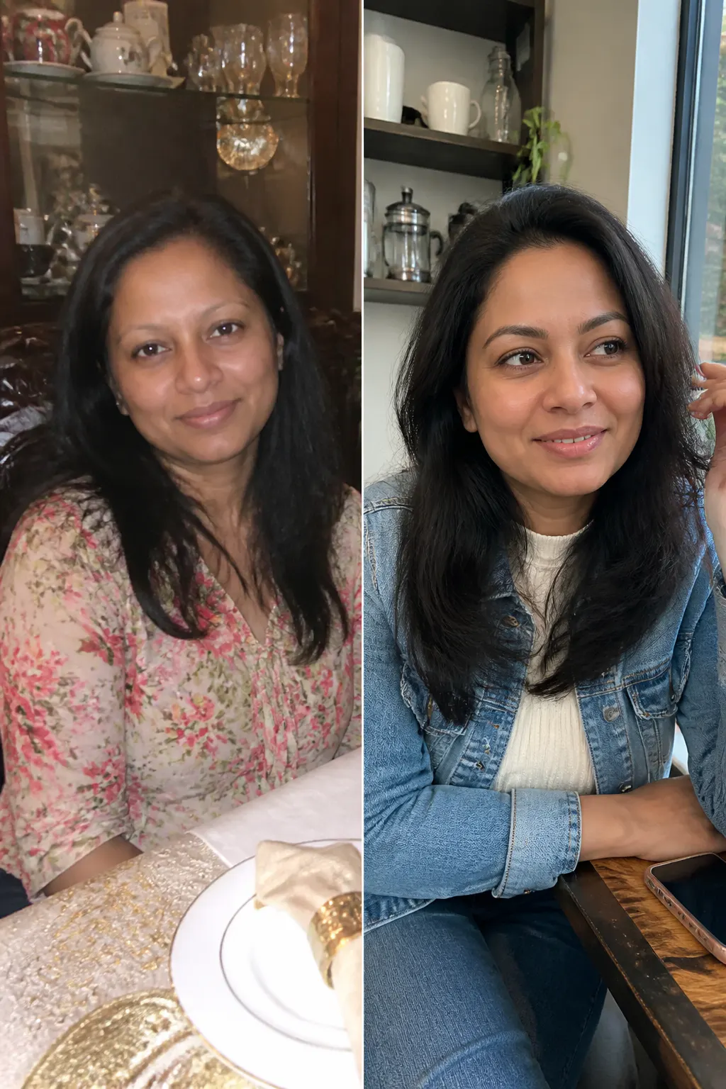 Before and after brow result - Priya M.