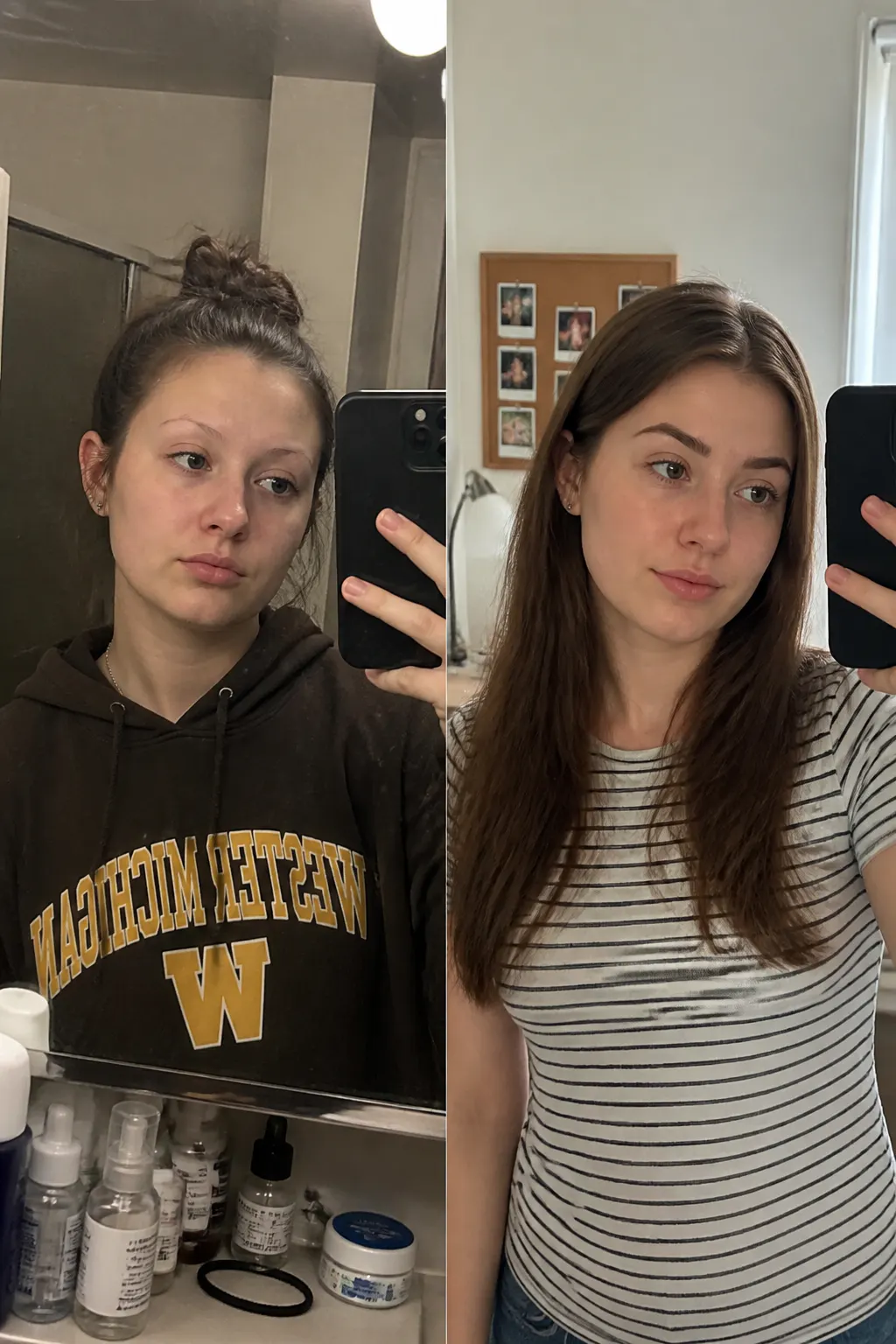 Before and after brow result - Keisha B.