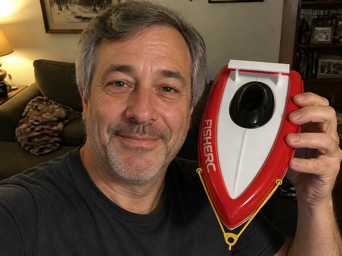 Angler with the Ventra boat