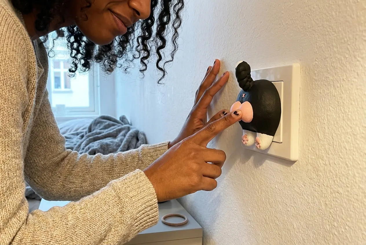 Customer photo of the cat switch cover installed