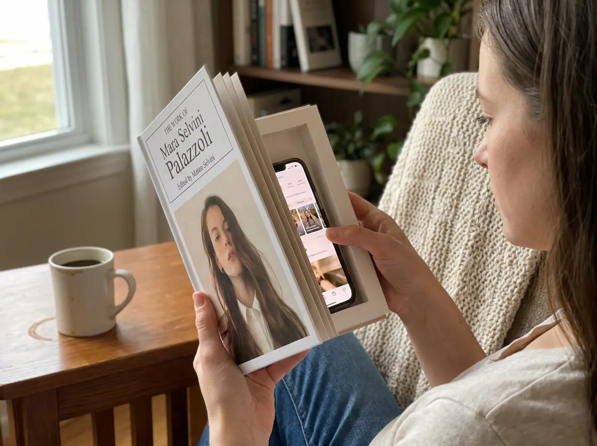 The baby's-eye view of a parent appearing to read a book