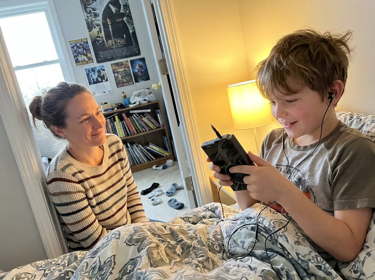 Customer photo of the PocketTunes player in use