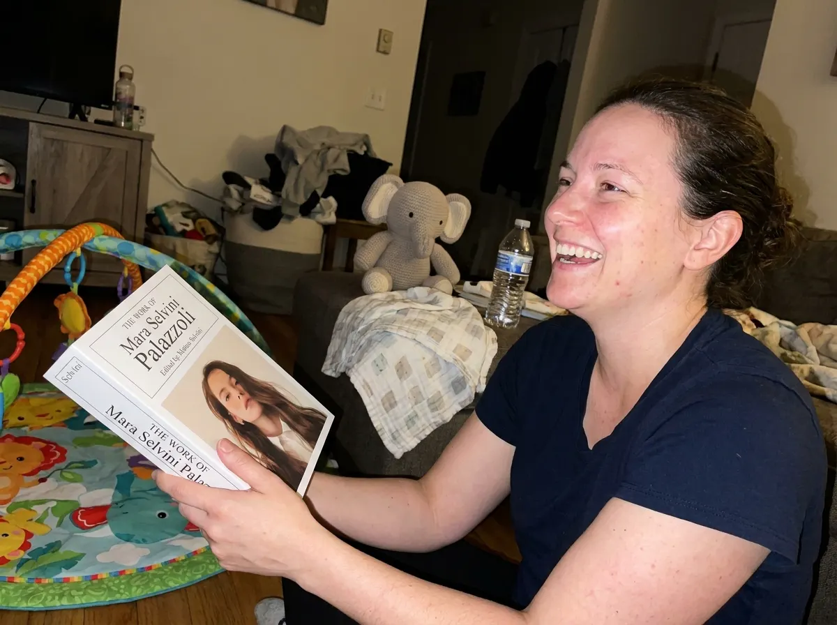 Mary T. using the book
