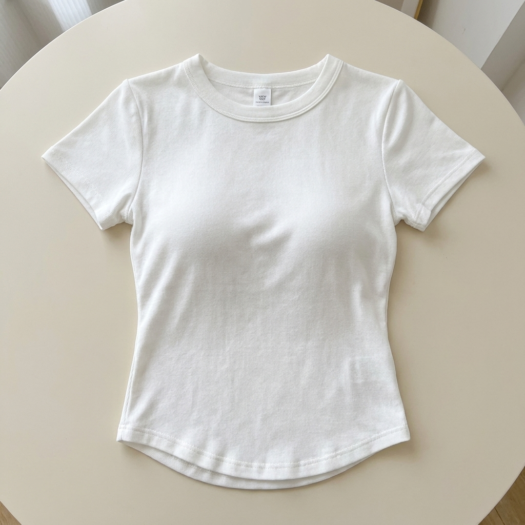 White colorway held to the light showing full opacity