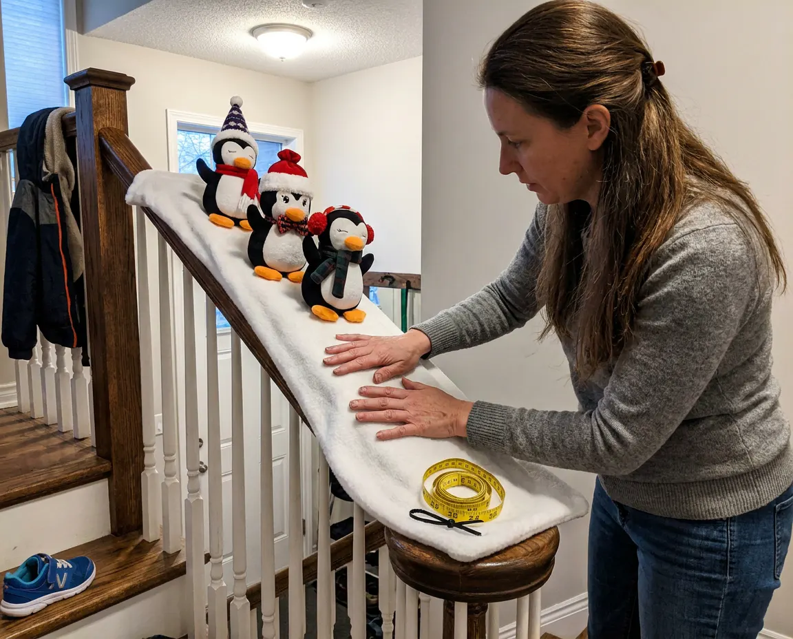 Customer photo of the penguin slide set in their home
