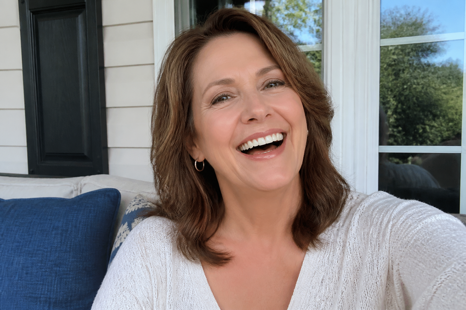 Firmer lifted neck around week four