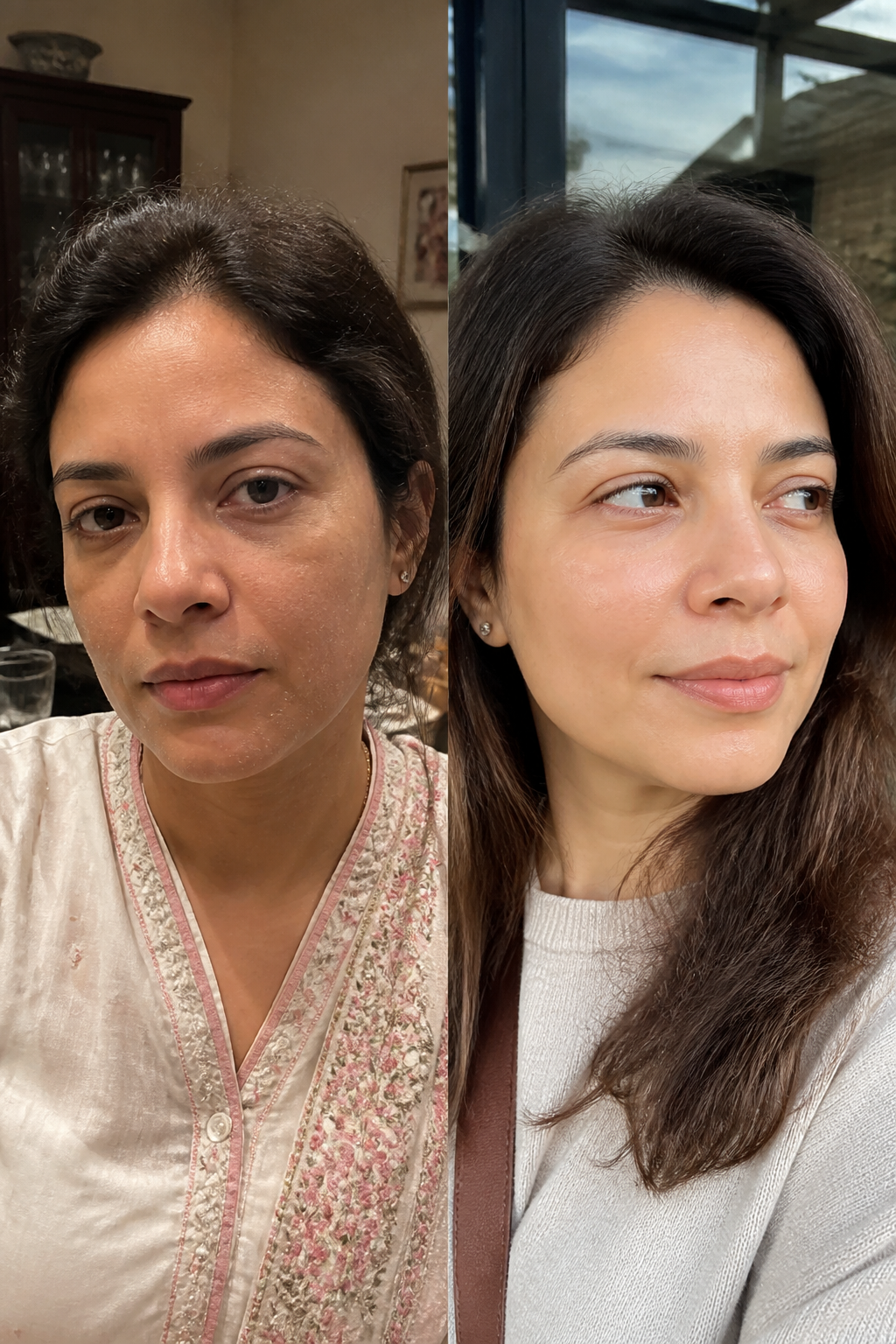Before and after using SeoulGlow - Aaliyah T.