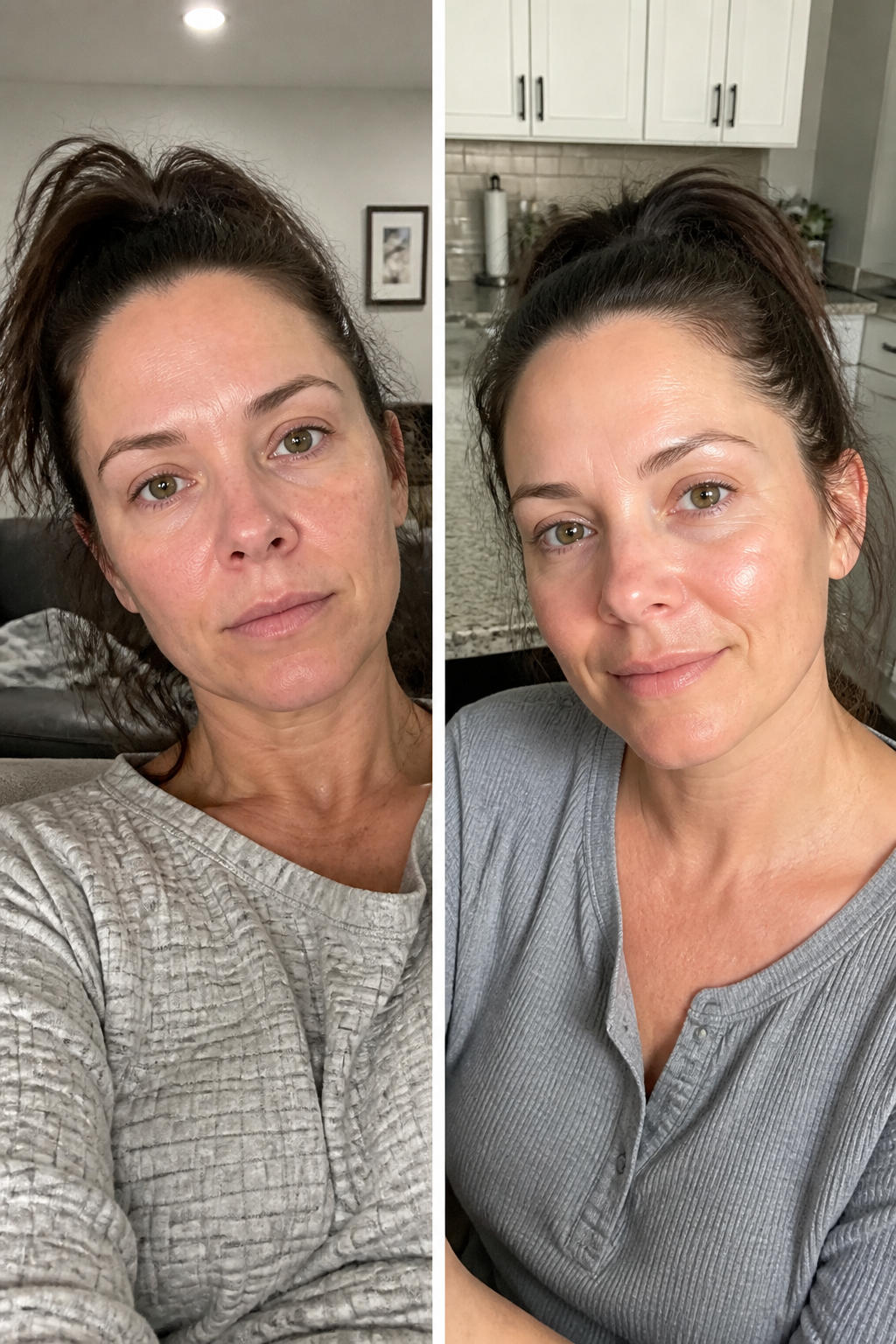 Before and after using SeoulGlow - Priya S.