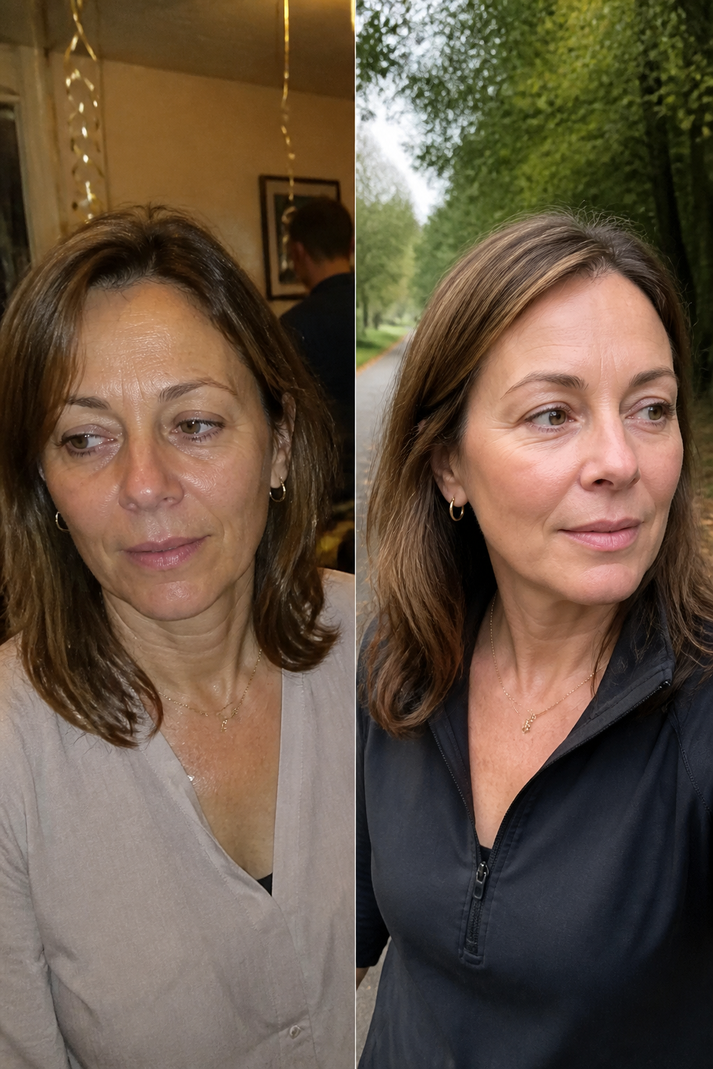Before and after using SeoulGlow - Hannah L.