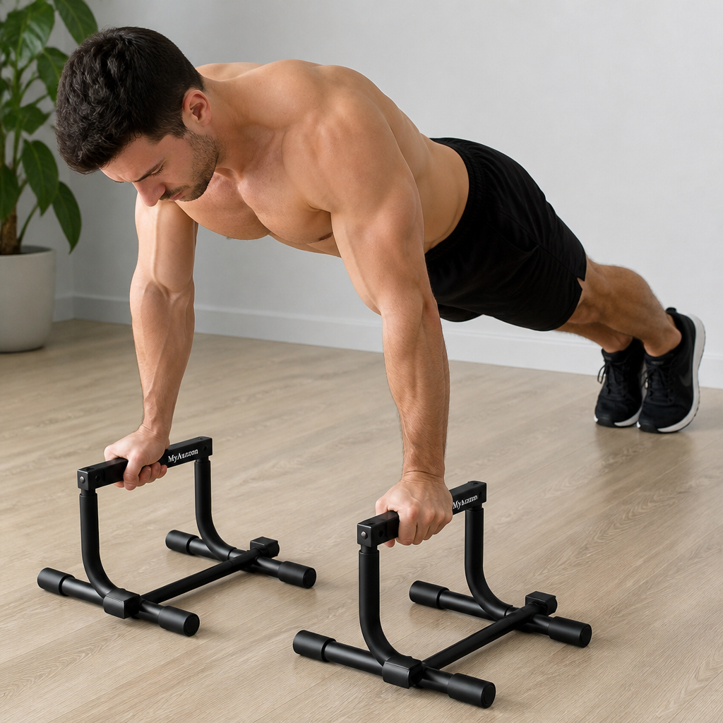 Person doing a pull-up on the doorway bar