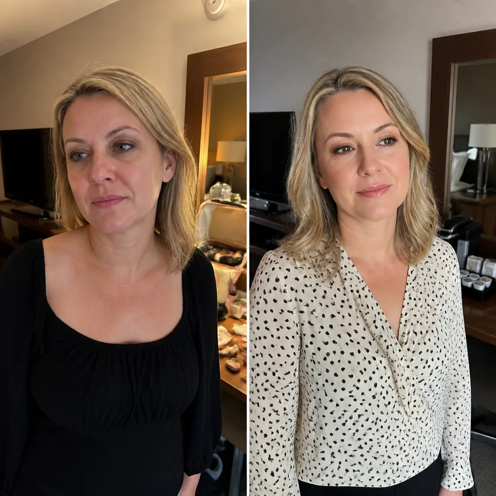Before and after - Amara O.