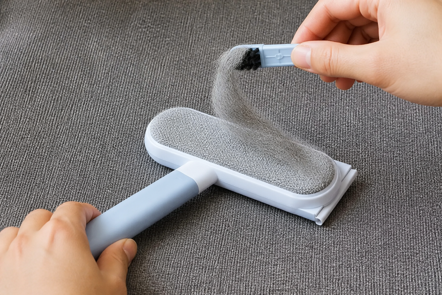 Empty with the self-cleaner