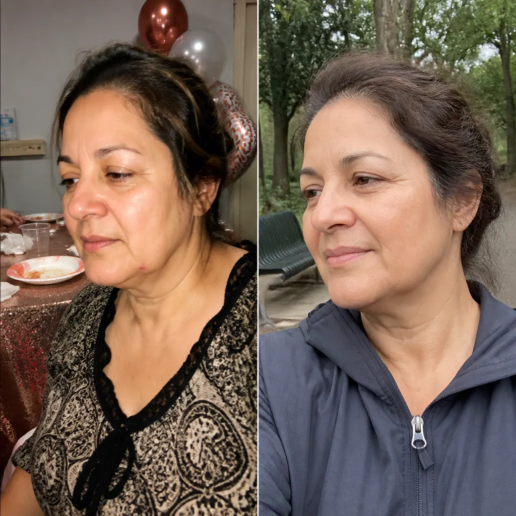 Before and after - Camila S.