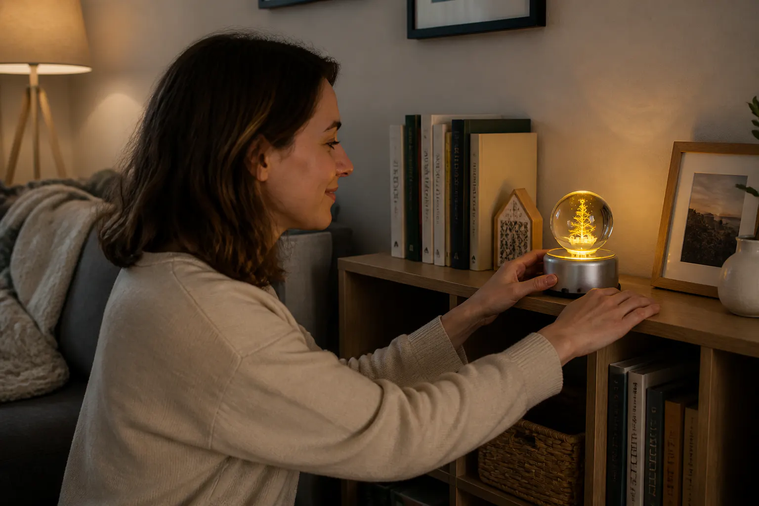 The piece that finishes the shelf