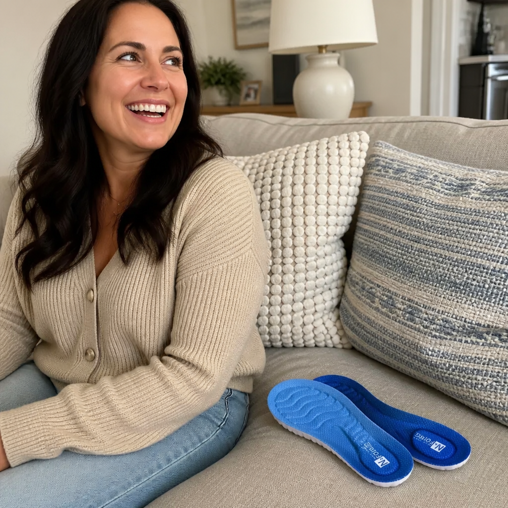 Sandra P. using 4D Cloud insoles