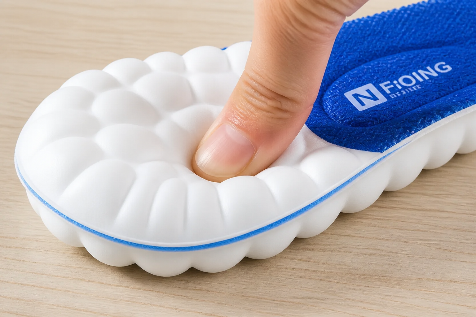 Close-up of 4D Cloud memory foam surface